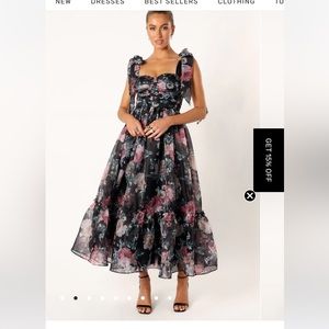 Petal & Pup Floret Midi Dress NWT